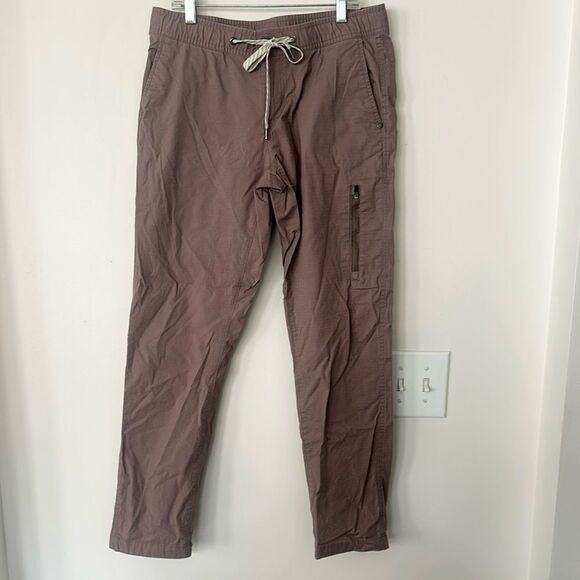Vuori Ripstop (Raspberry) Organic Cotton Casual Pants S - Picture 1 of 8